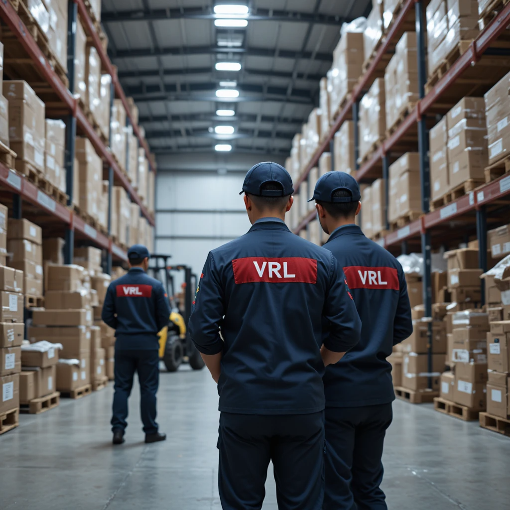 Warehouse storage by VRL Packers and Movers